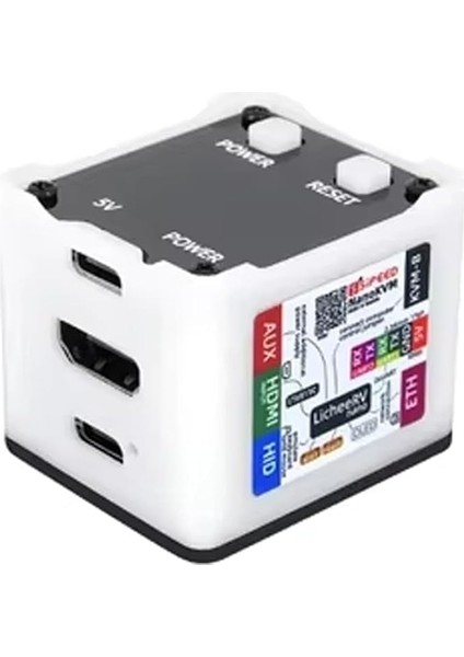 Ötesinde Sipeed Nanokvm Beyaz Tam Mini Uzaktan Kumanda Çalıştırma ve Bakım Sunucusu