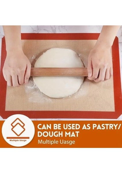 2 Adet Kendiliğinden Yağlı Pişirme Matı Yanmaz Yapışmaz Yıkanabilir Fırın Matı 40X30 modelleri