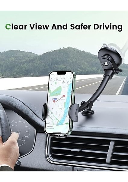 XPL370 Araç Telefon Tutucu Süper Vakum Uzun ve Elastik Yapı Ile Tamamen Özgür Hareket Imkanı Verir Destek Kolu Bulunur Gerçekten En Iyisi !!!!! modelleri