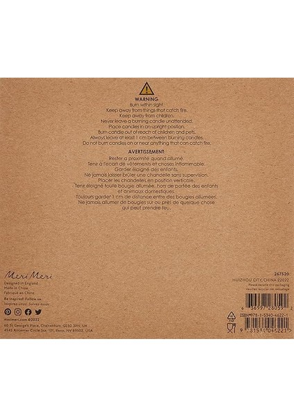 Meri - Animal Parade Candles - Hayvan Geçit Töreni Mumlar - 4'lü modelleri