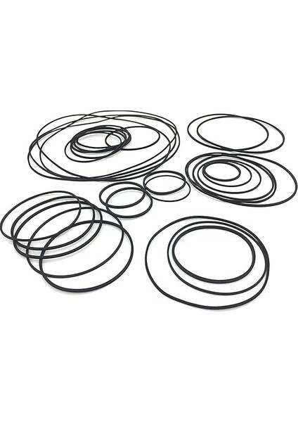 100 Adet Evrensel Mix Kaset Bant Makinesi Kemerleri Çeşitli Ortak Düz Kauçuk Kemer Kaydediciler Için CD DVD Sürücü modelleri