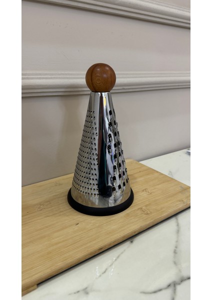 Paslanmaz Çelik Ahşap Topuzlu Huni Rende 22 cm modelleri