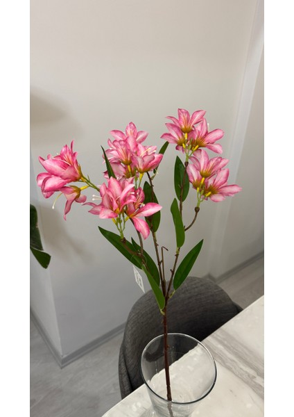 Yapay Papatya Pembe Renk - Tek Dal 60 cm