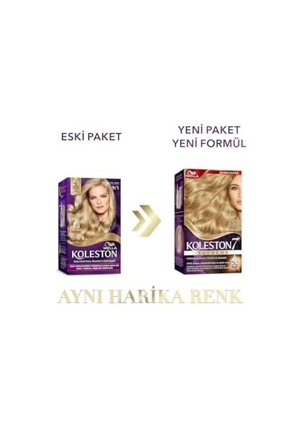 Wella Koleston Supreme Saç Boyası 9/1 Özel Açık Kül Sarısı fiyatları