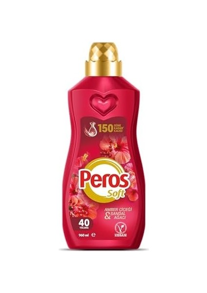 Peros Konsantre Yumuşatıcı Amber Çiçeği & Sandal Ağacı 960 ml