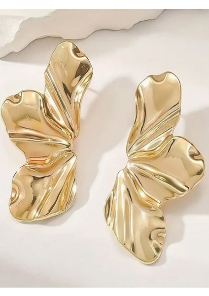 14K Altın Kaplama Çiçekli Küpe fiyatları