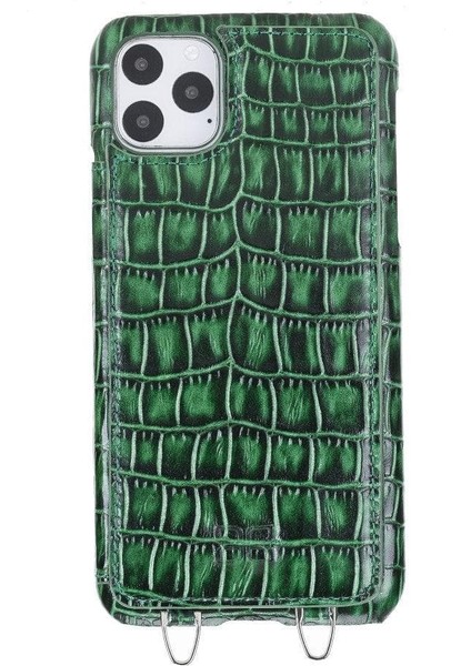 Saff iPhone 11 Pro Leather Case With Shoulder Strap