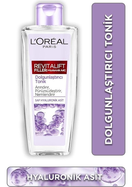 L&apos;oréal Parıs Revitalift Filler Dolgunlaştırıcı Tonik 200 ml - Hyaluronik Asit, 3600523965663