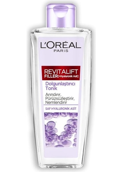 L&apos;oréal Parıs Revitalift Filler Dolgunlaştırıcı Tonik 200 ml - Hyaluronik Asit, 3600523965663 fiyatları