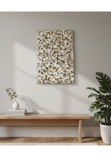 3D Boyutlu Altın Yaldız Tablo fiyatları