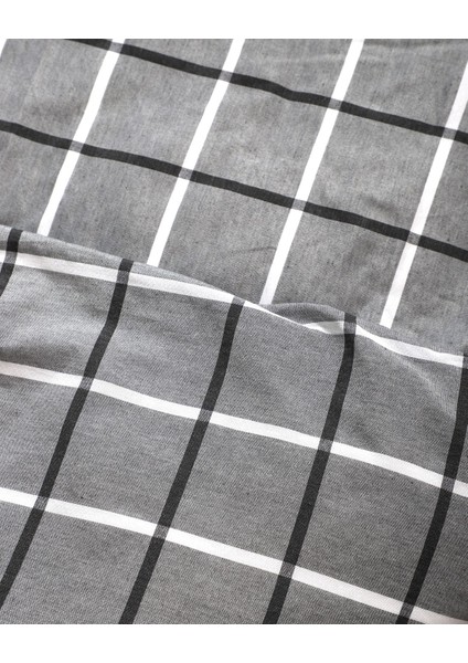 Kare Desenli Çift Kişilik Nevresim Seti 200X220 cm (Çarşafsız) indirimleri