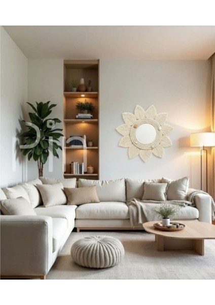 Pamuk Halat Ip Duvar Aynası 53 cm modelleri