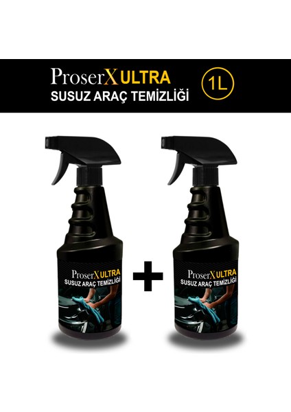 Ultra Susuz Araç Yıkama Parlatma - Hızlı Cila 1l 2 Adet