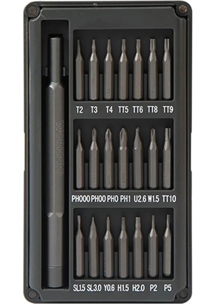 WP200511 22 Parça Profesyonel Manyetik Saatçi Tornavida Seti fırsatları