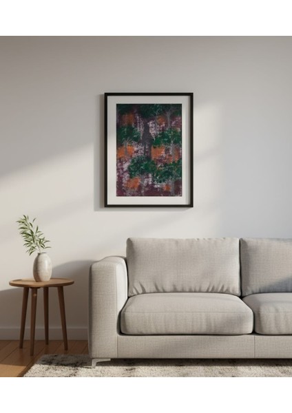 Gizmli Orman Kanvas Tablo