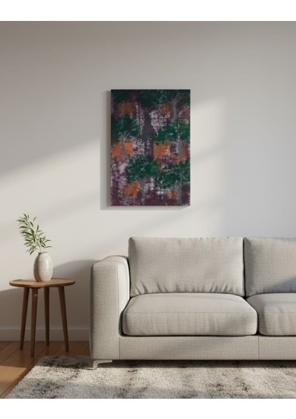 Gizmli Orman Kanvas Tablo modelleri