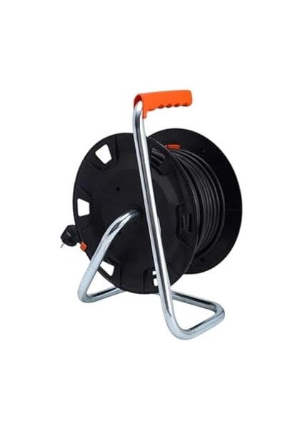 Metre Makaralı Uzatma Kablosu 3x2.5mm Ttr – 4 Prizli, IP20, Güç Göstergeli, Dayanıklı Dış Mekan ve Iç Mekan Kullanımı Için Seyyar Elektrik Kablosu Bylion modelleri