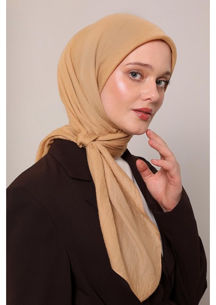 Camel Lux Pamuk Cazz Eşarp