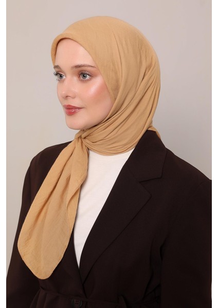 Camel Lux Pamuk Cazz Eşarp modelleri