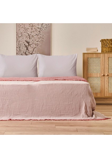 Soft Hevin Çift Kişilik Yatak Örtüsü - Kiremit - 220X240 cm fiyatları