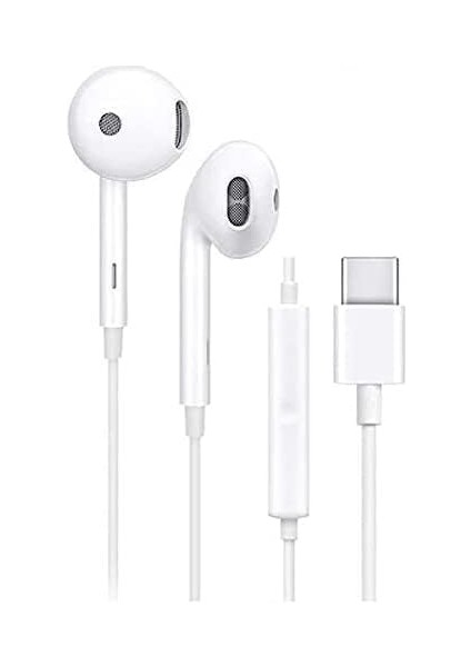 S22 / S22 Ultra / S23 / S23 Ultra Uyumlu Type-C Kulaklık Orjinal E Yakın Kalite,, Beyaz, Large fiyatları