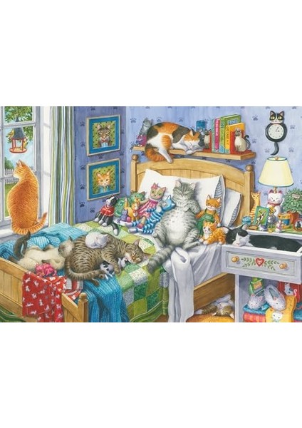 500P Puzzle Uyuyan Kediler fiyatları