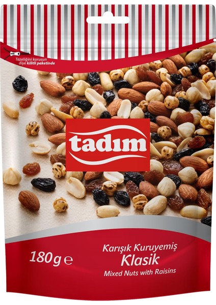 Tadım Karışık Kuruyemiş Klasik 180 gr