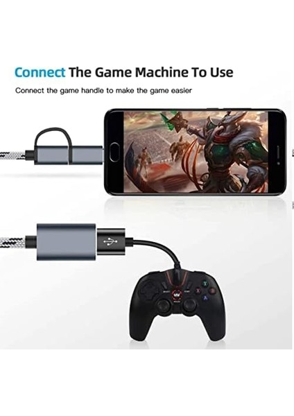 3.0 Otg To Type C Micro USB Şarj Çevirici Dönüştürücü modelleri