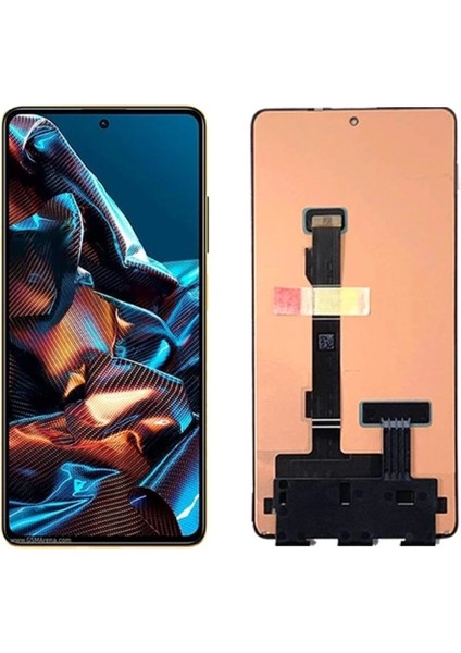 Xiaomi Uyumlu Poco X5 Pro 5g LCD Ekran Dokunmatik Siyah Çıtasız Servis