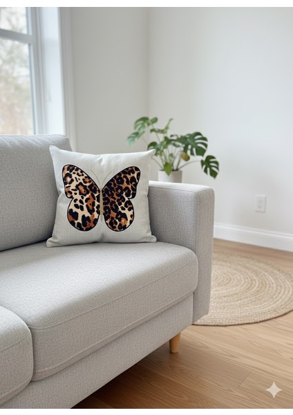 Dekoratif Kırlent Kılıfı Punch Işlemeli 2'li