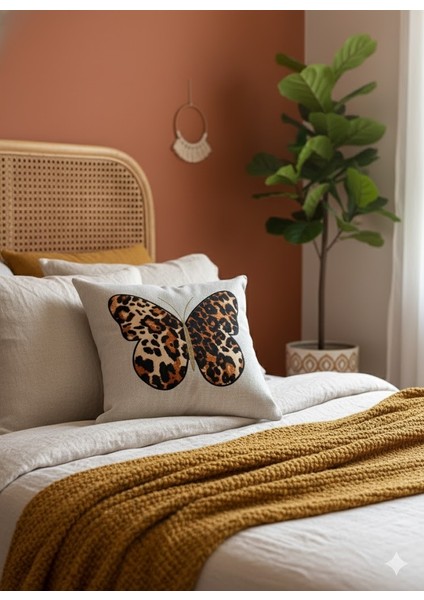 Dekoratif Kırlent Kılıfı Punch Işlemeli 2'li modelleri