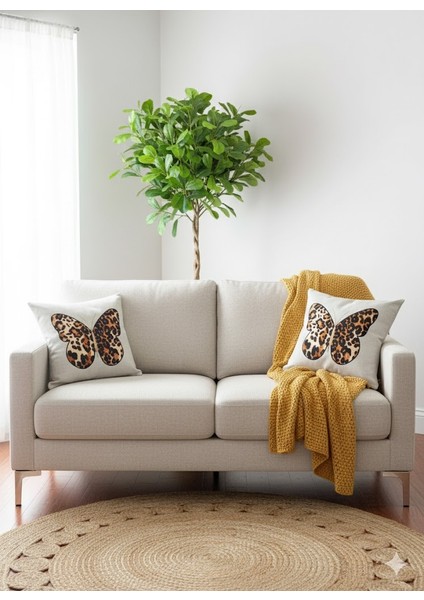 Dekoratif Kırlent Kılıfı Punch Işlemeli 2'li fırsatları