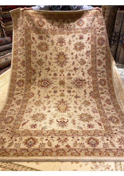 El Dokuma Afgan Uşağı Ziegler Halısı Birinci Sınıf Kalite Ebat 226X171 fiyatları