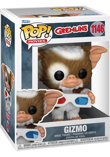 49888 Pop Filmler: Gremlins Gizmo W/3d Gözlük Korku, Renkli Oyuncak Figür