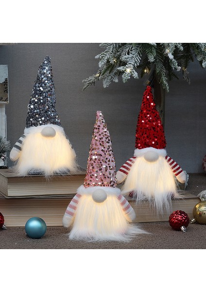 Noel Için Işıklı Rudolf Yaşlı Adam Figürü Dekorasyon Ürünleri (Yurt Dışından) fiyatları