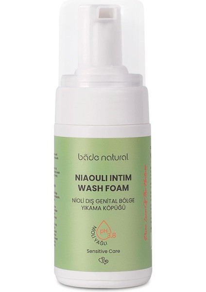 Bade Natural Nioli Yağlı Genital Bölge Yıkama Köpüğü Ph 3.8%100 Doğal 125 ml modelleri