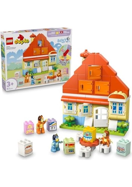 Ailesinin Evi ve Hafıza Oyunu 10459-3 Yaş ve Üzeri Çocuklar Için Interaktif Oyun Içeren Eğitici Oyuncak Yapım Seti, Doğum Günü Hediyesi (83 Parça) fiyatları