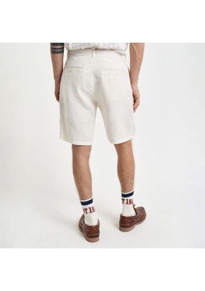 Erkek Krem Relaxed Fit Şort modelleri