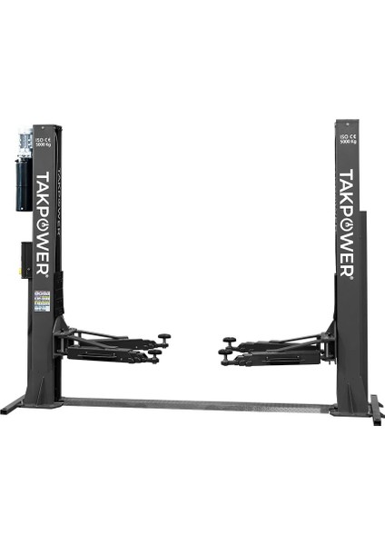 5 Ton Iki Sütunlu Alttan Bağlantılı Tam Otomatik Araç Kaldırma Lifti