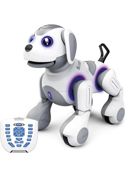 Uzaktan Kumandalı Şarjlı Akıllı Programlanabilir Hareket Sensörlü Robot Köpek
