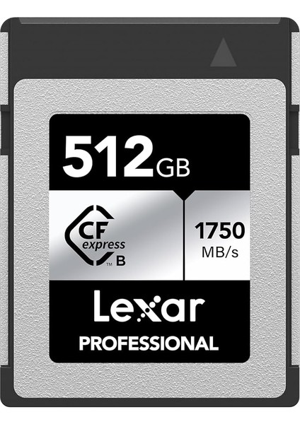 Profesyonel Cfexpress Tip-B 512 GB Gümüş Maksimum Okuma 1750 Mb/s Maksimum Yazma 1.300 Mb/s Japon Üreticileri, LCXEXSL512G-RNENG Destekler
