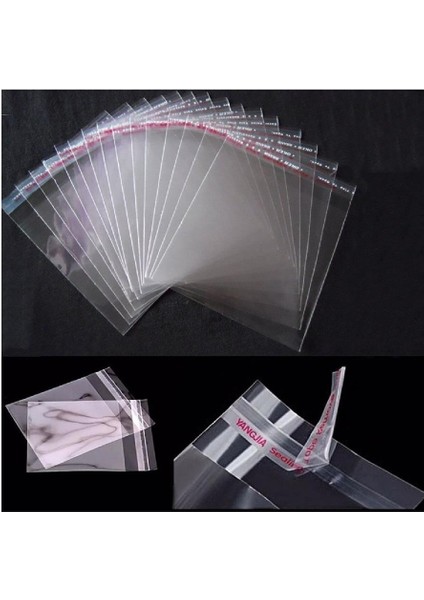 30X40+5 cm 500 Adet Şeffaf Jelatin Bantlı Poşet | Çeyiz Poşeti Yapışkanlı Ambalaj Paketleme Torbası fiyatları
