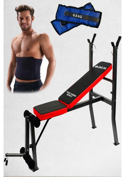 Ağırlık Sehpası Seti Ayarlanabilir Mekik Sehpası Bench, Termal Sauna Kemer, El Ayak Ağırlığı Seti