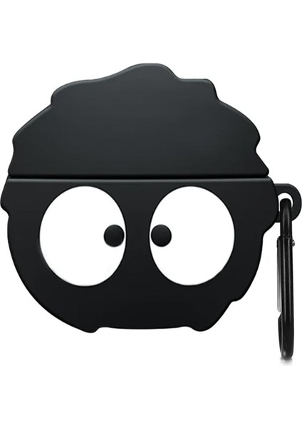 Freebuds Se 2 Için Kılıf Figürlü Silikon Crtn-Fgr [freebuds Se 2 ile Uyumlu Kılıf - Siyah - Beyaz]
