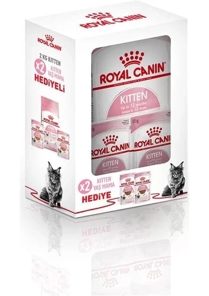 Royal Canin Kitten 36 Yavru Kedi Maması 2 Kg+2 Konserve Hediyeli