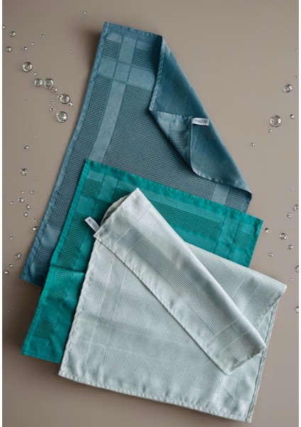 Premium Mikrofiber Sihirli Temizlik Bezi- 40X60 cm 3'lü Set- Yeşil, Antrasit ve Gri Renk modelleri