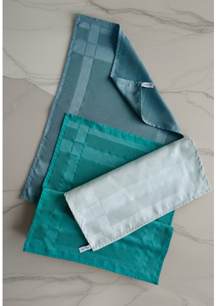 Premium Mikrofiber Sihirli Temizlik Bezi- 40X60 cm 3'lü Set- Yeşil, Antrasit ve Gri Renk fırsatları