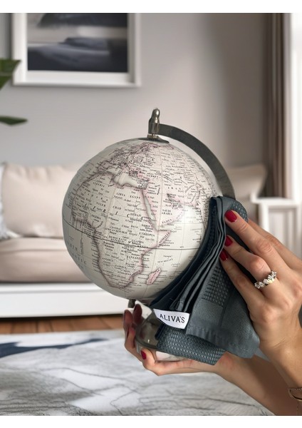 Premium Mikrofiber Sihirli Temizlik Bezi- 40X60 cm 3'lü Set- Yeşil, Antrasit ve Gri Renk