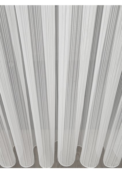 Modern Çizgili Tül Perde • 1/3 Sık Pileli • Ütü Gerektirmez • Binlerce Evin Tercihi modelleri