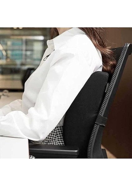 Ortopedik Visko Bel ve Sırt Minderi Yastığı Destekleyici Minder Yastık, Figiza, Siyah, Standart fırsatları